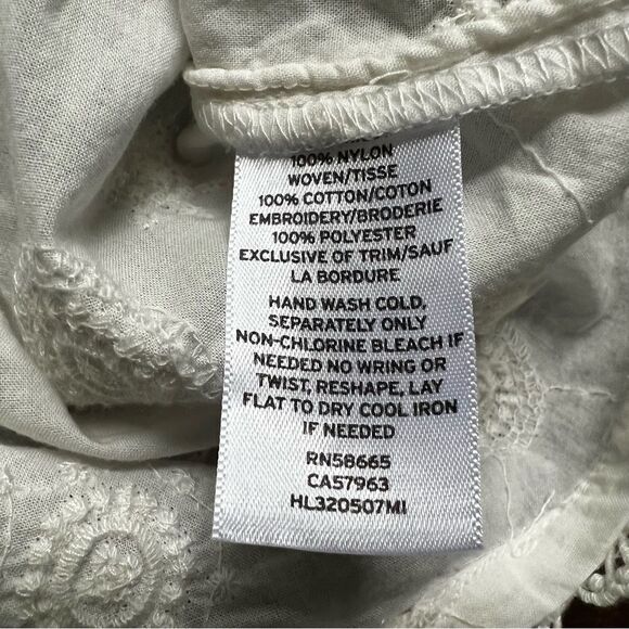 HINGE BLOUSE, off white, Size M - Picture 3 of 5